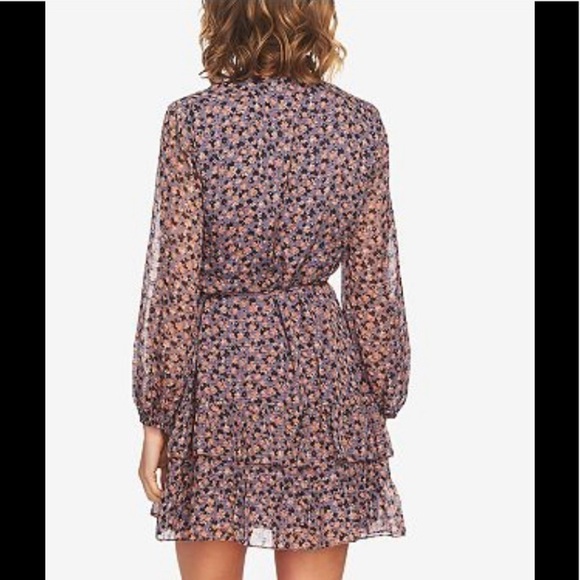 1 State Heritage Bloom Wrap‎ Dress Size 0 $119 - Picture 2 of 4